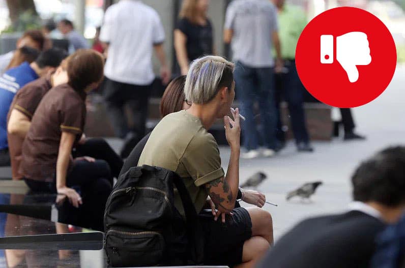 Don't Smoke at Public Places in Singapore