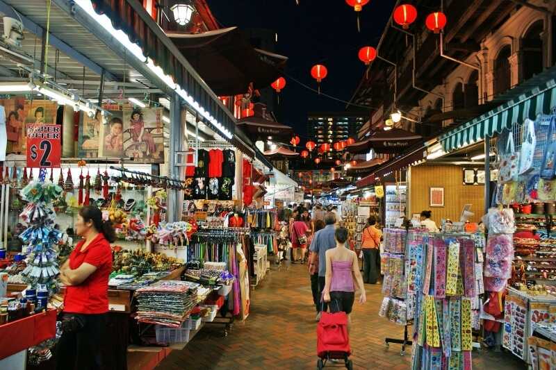 Night market of singapore