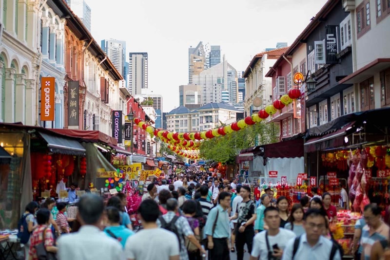 Chinatown in Singapore