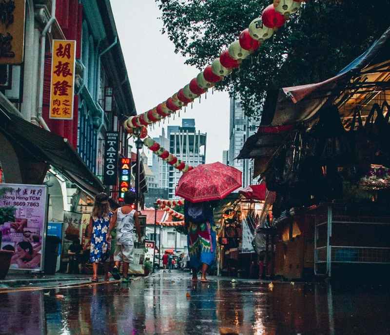 Rain in Singapore